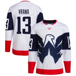 Men's Jakub Vrana Washington Capitals 2023 Stadium Series Primegreen Jersey - White Authentic