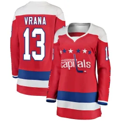 Women's Jakub Vrana Washington Capitals Alternate Jersey - Red Breakaway